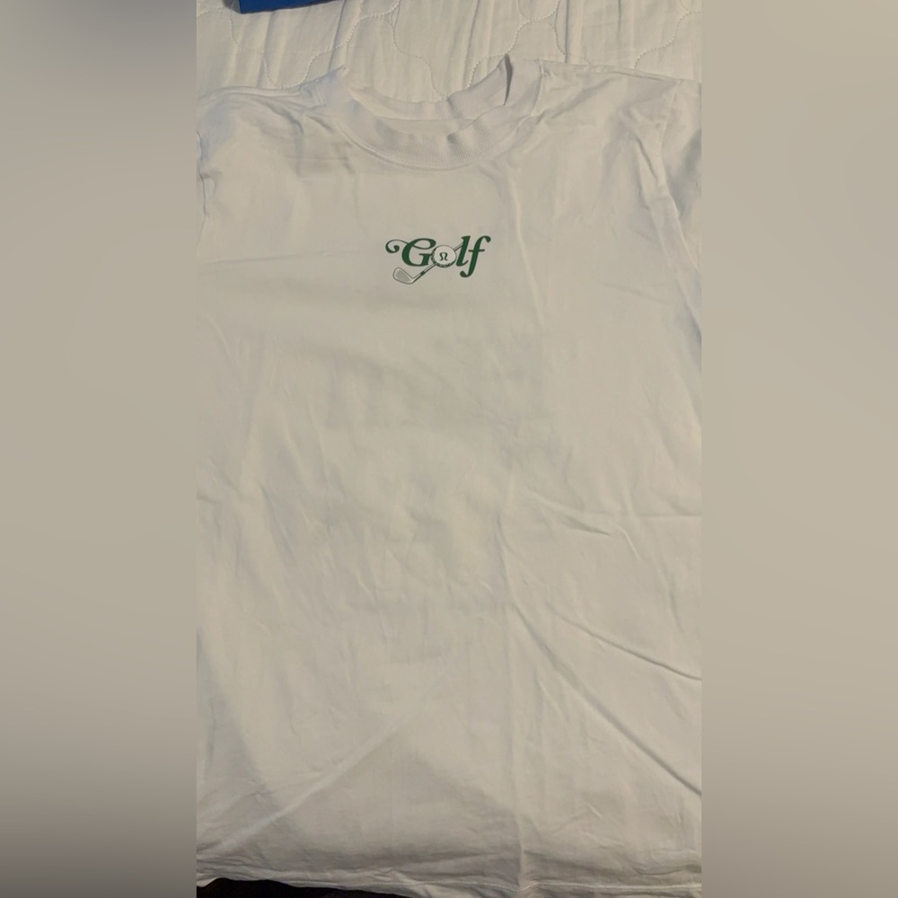 lululemon athletica White Golf Tshirt